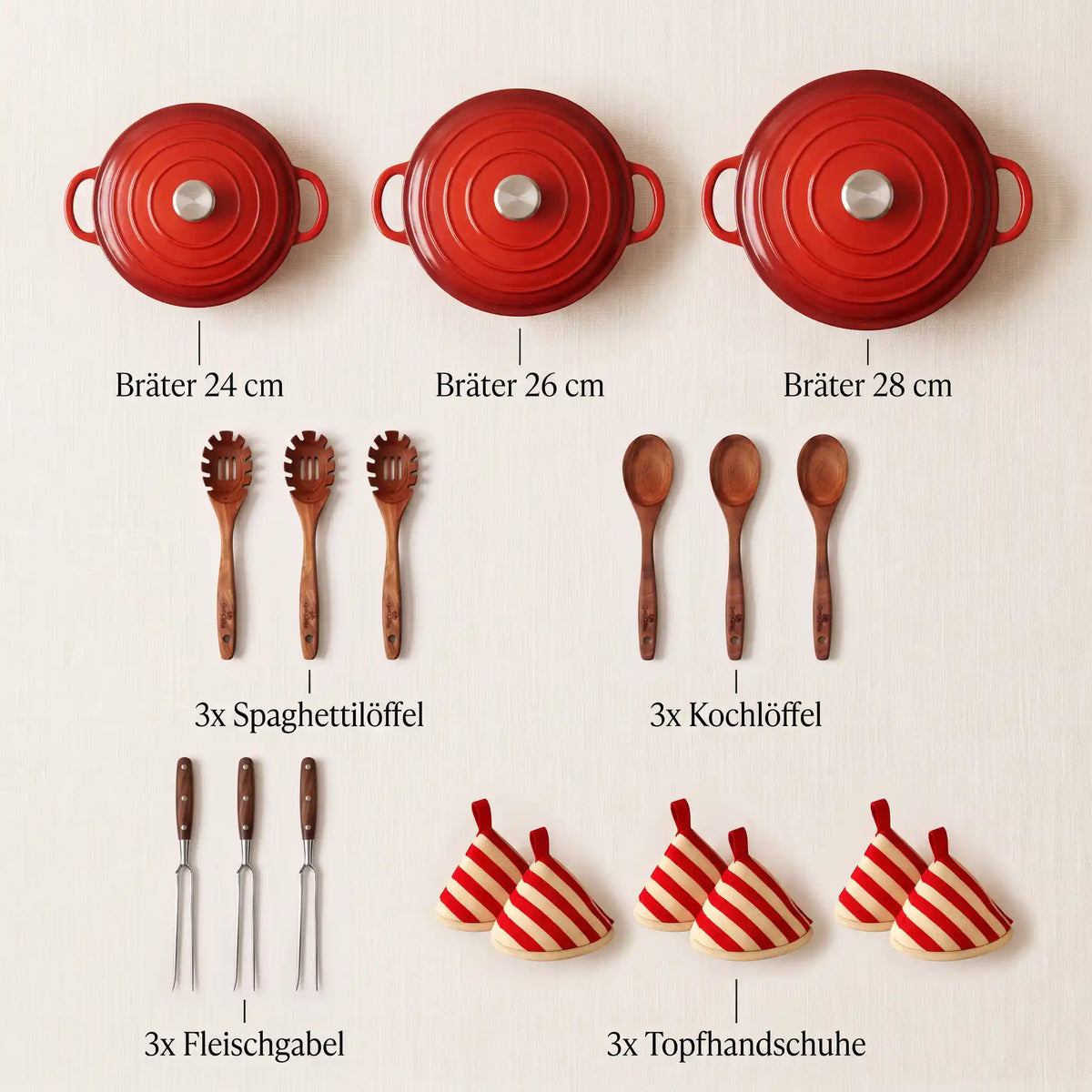 Das Rundum-Set – jede Größe, die du brauchst
