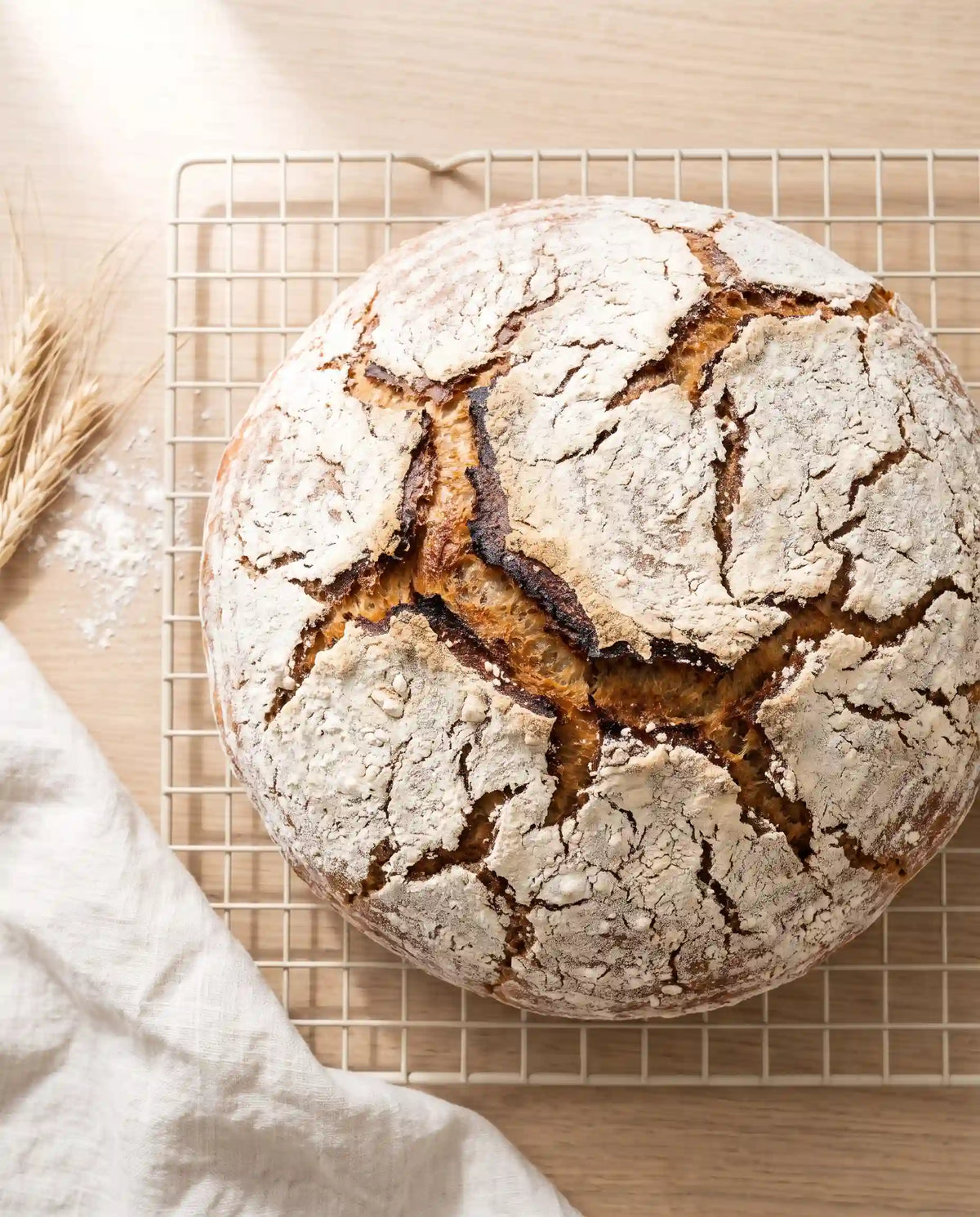 Bauernbrot mit Sauerteig